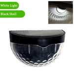 Solar Fence Light Solar-Powered Dusk-to-Dawn Weather-Resistant