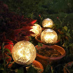Solar Garden Light 20-LED Warm White Shatterproof Glass