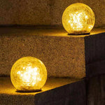 Solar Garden Light 20-LED Warm White Shatterproof Glass