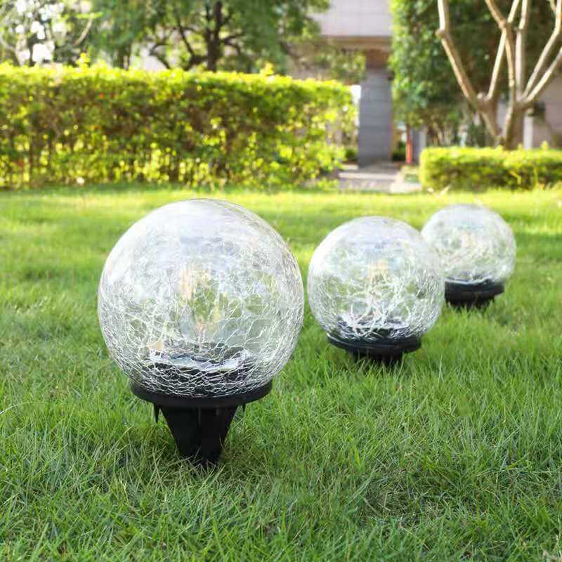 Solar Garden Light 20-LED Warm White Shatterproof Glass
