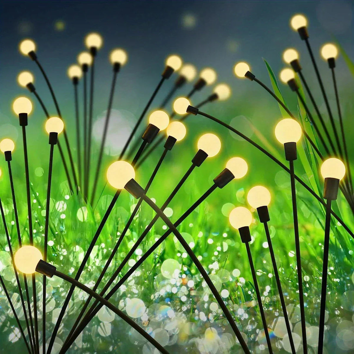 Solar Garden Light Adjustable LED Spheres Waterproof