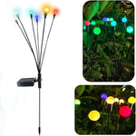 Solar Garden Light Starburst Dusk-Activated Weather-Resistant