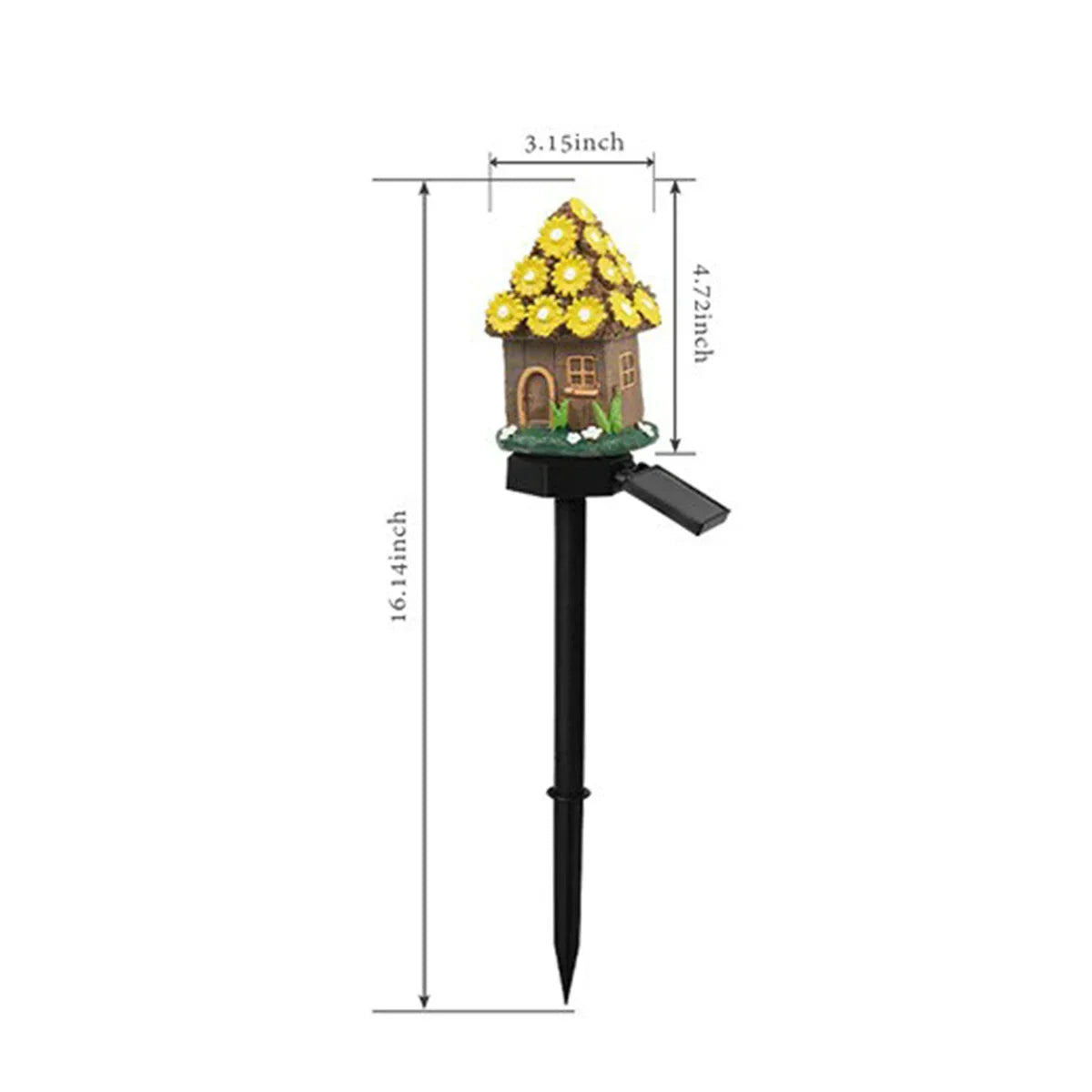 Solar Garden Light Waterproof & Automatic Warm LED