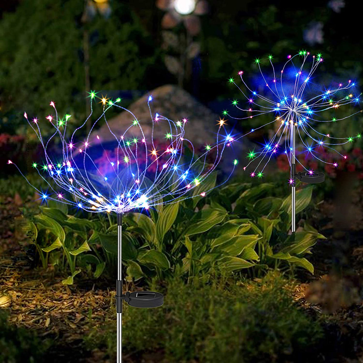 Solar Garden Lights Firework LED Multicolor IP65 Waterproof