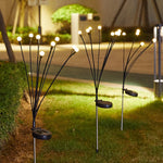 Solar Garden Stake Lights Flexible Dandelion Design Dusk-To-Dawn