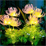 Solar Garden Stake Lights Flower Design Automatic Dusk-to-Dawn Sensor