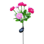 Solar Garden Stake Solar-Powered LED Weatherproof Artificial Flower