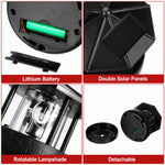 Solar Lighthouse Garden Light Rotating Beacon Weather-Resistant