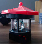 Solar Lighthouse Garden Light Rotating Beacon Weather-Resistant