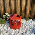 Solar Lighthouse Garden Light Rotating Beacon Weather-Resistant