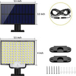 Solar Motion Sensor Light 106 LED IP65-Rated