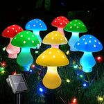 Solar Mushroom Light 16-Head Multi-Mode & Weatherproof