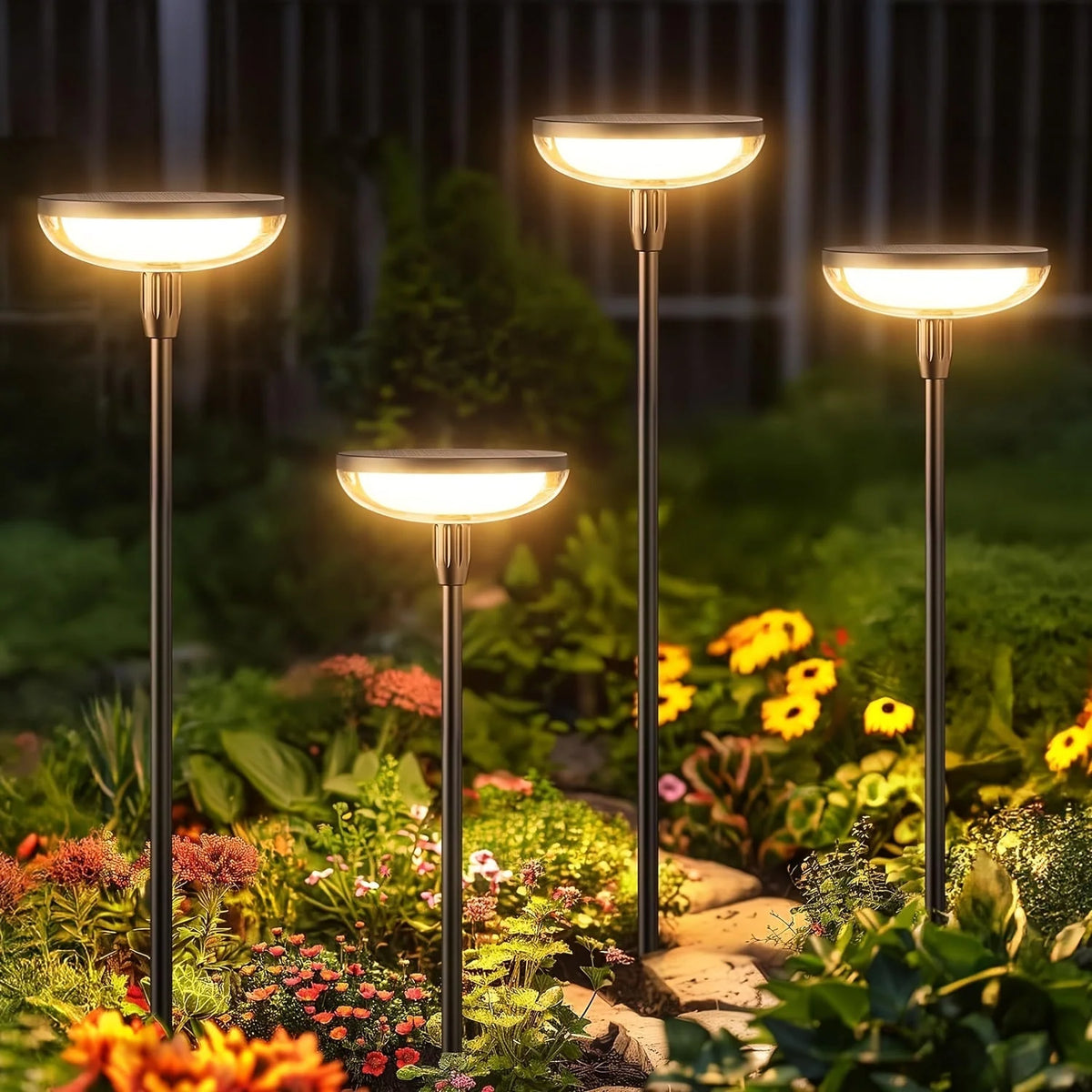 Solar Pathway Light 31 Inch 14-Hour Runtime