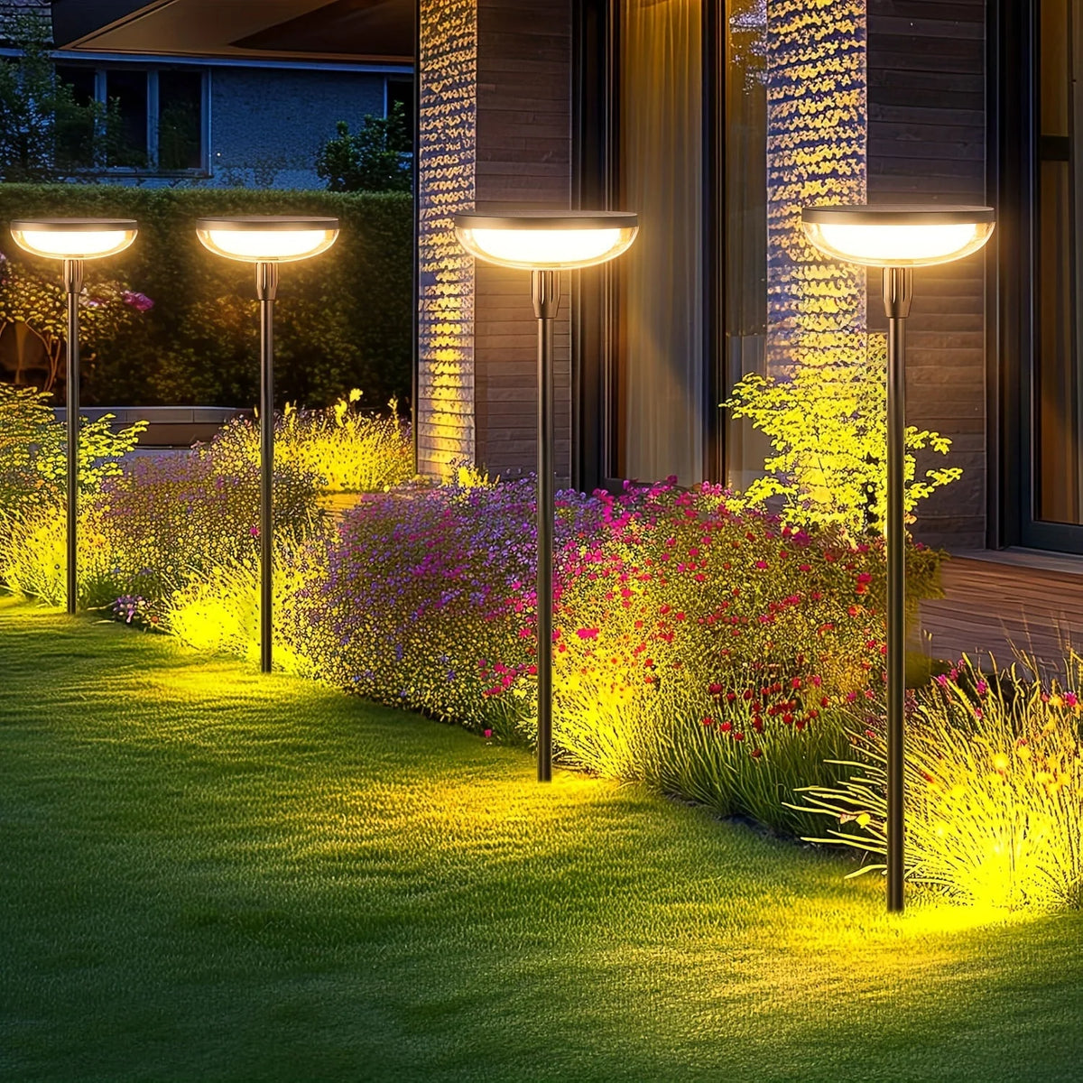 Solar Pathway Light 31 Inch 14-Hour Runtime