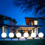 Solar Pathway Lights Spherical Waterproof Set of 3