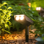 Solar Spot Light Adjustable Zoom RGB & Warm White