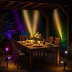 Solar Spotlight Adjustable Zoom RGB & Warm White
