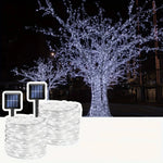Solar String Lights 104Ft Copper Wire 300 LEDs
