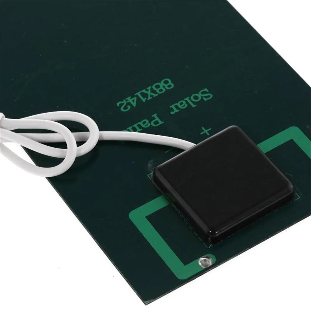 Solar USB Charger Panel 5W Portable Low-Light Performance