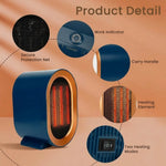 Space Heater Mini PTC Ceramic Overheat Protection
