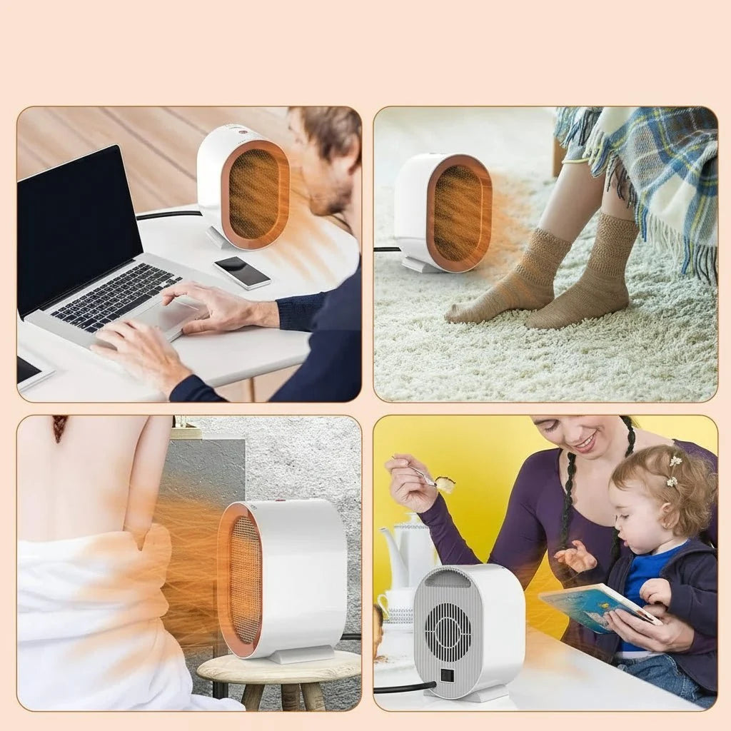 Space Heater Mini PTC Ceramic Overheat Protection