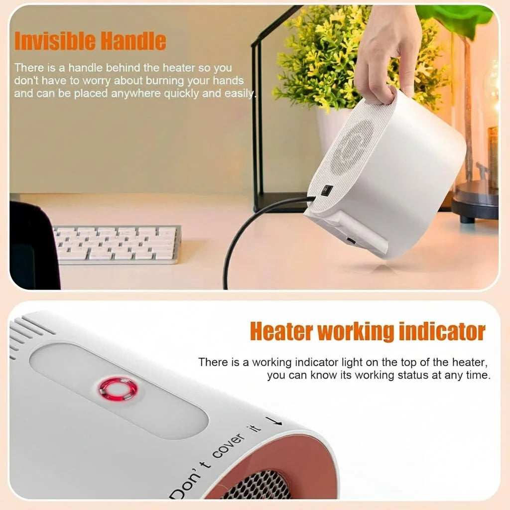 Space Heater Mini PTC Ceramic Overheat Protection