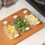 Spice Container Set Stackable Transparent Measuring Spoon Included