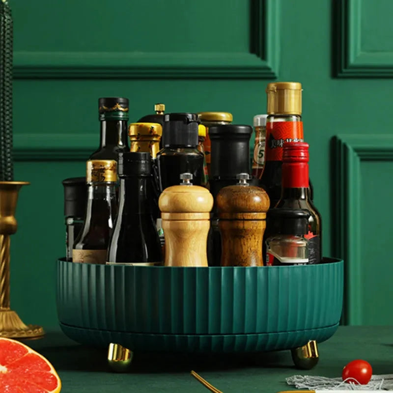 Spice Organizer 360-Degree Rotating Non-Slip Base