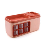 Spice Organizer 6 Compartments Transparent Detachable Container Removable Tray