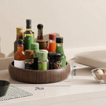 Spice Rack 360° Rotating Plastic Countertop Organizer