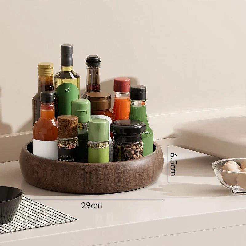 Spice Rack 360° Rotating Plastic Countertop Organizer