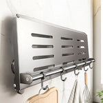 Spice Rack Foldable Carbon Steel Suction Cup Mounting