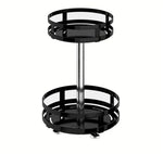 Spice Rack Rotating Multi-Tier Metal Organizer