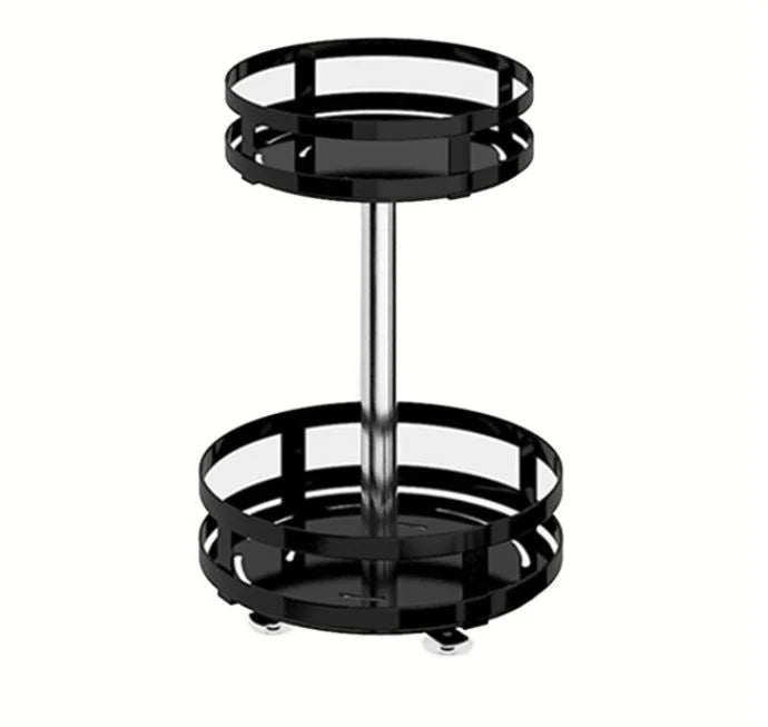 Spice Rack Rotating Multi-Tier Metal Organizer