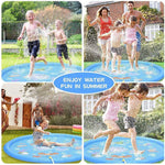 Splash Pad 68 Inch Adjustable Spray Shallow & Safe