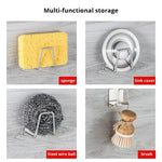 Sponge Holder Stainless Steel Quick-Drying Space-Saving Sink Organizer