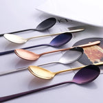 Spoon Set Plated Stainless Steel 8 or 12 Piece Sets
