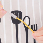 Spoon Straw Stainless Steel Reusable Long Handle