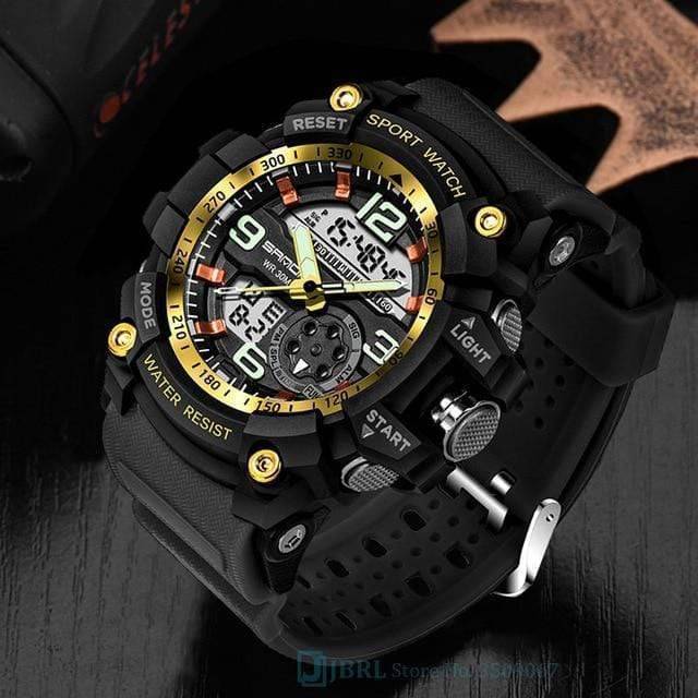Sport Watch Water-Resistant 3 Bar Durable Lightweight