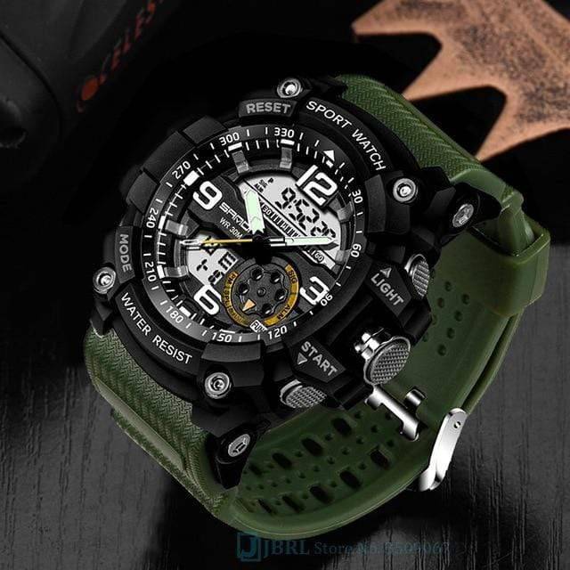 Sport Watch Water-Resistant 3 Bar Durable Lightweight