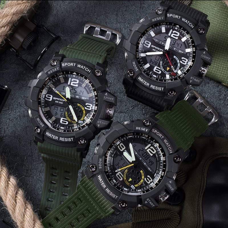 Sport Watch Water-Resistant 3 Bar Durable Lightweight