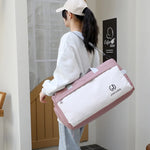 Sports Duffel Bag Water-Resistant Multiple Pockets & Adjustable Strap