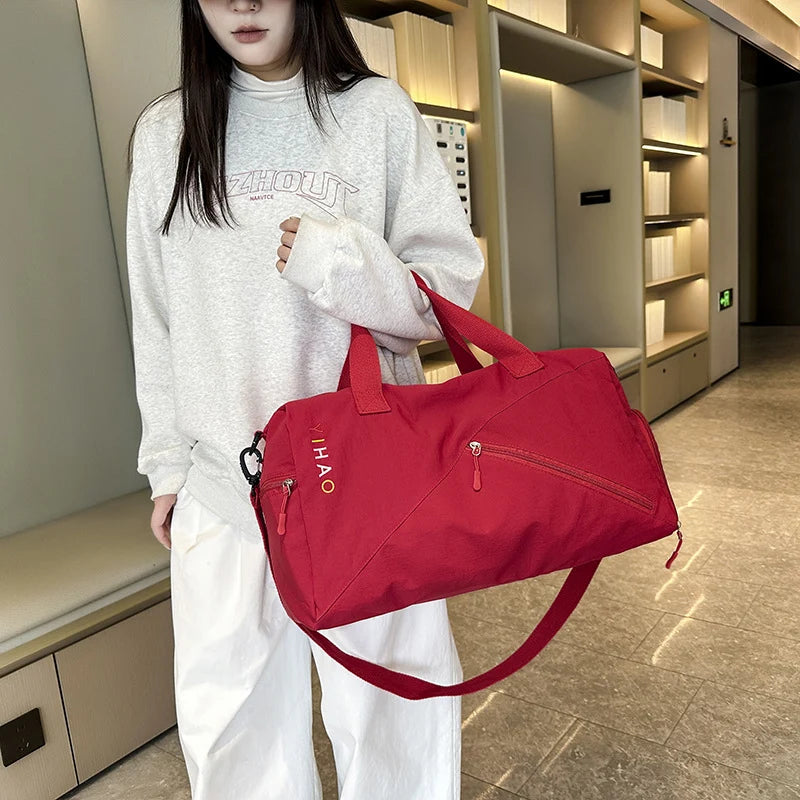 Sports Duffle Bag Water-Resistant Multi-Compartment Shoe Pocket