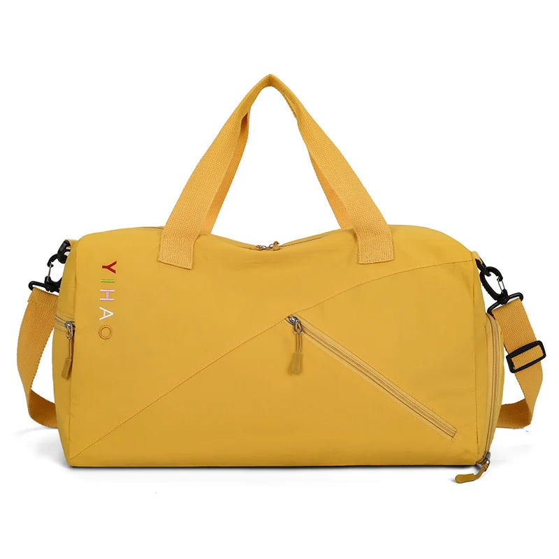 Sports Duffle Bag Water-Resistant Multi-Compartment Shoe Pocket