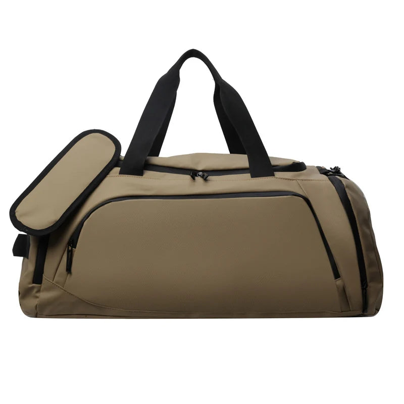 Sports Duffle Bag Water-Resistant Multiple Pockets & Shoe Compartment