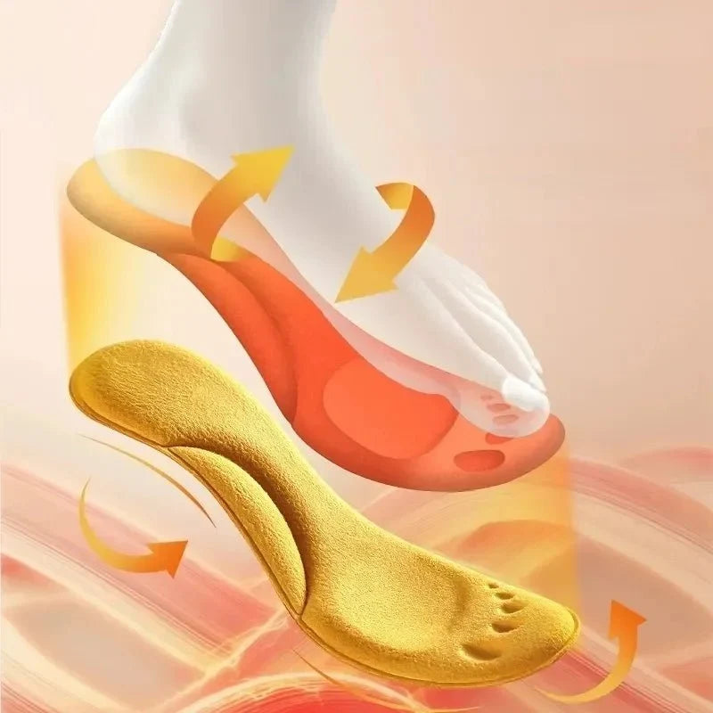 Sports Insoles Orthopedic Support Shock-Absorbing Cushioning