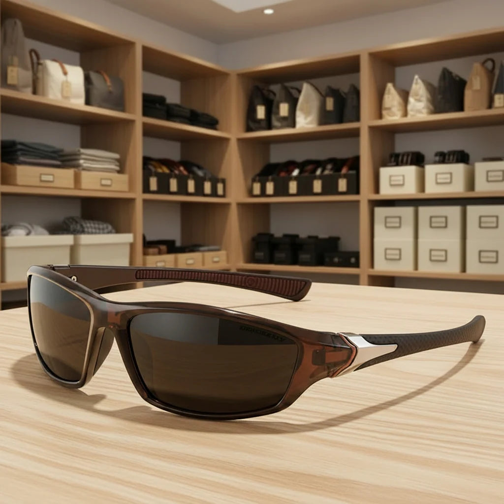 Sports Sunglasses Polarized UV400 Wraparound Frame