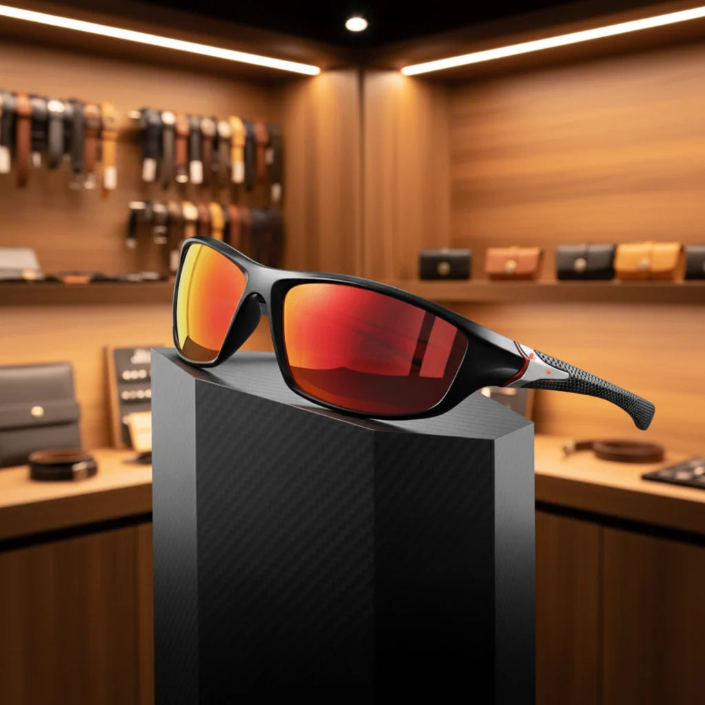 Sports Sunglasses Polarized UV400 Wraparound Frame