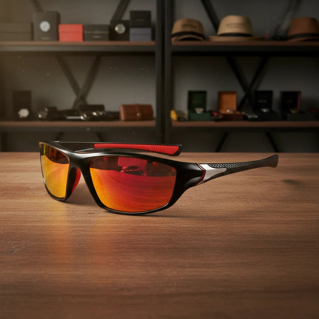 Sports Sunglasses Polarized UV400 Wraparound Frame