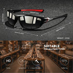 Sports Sunglasses Polarized UV400 Wraparound Frame